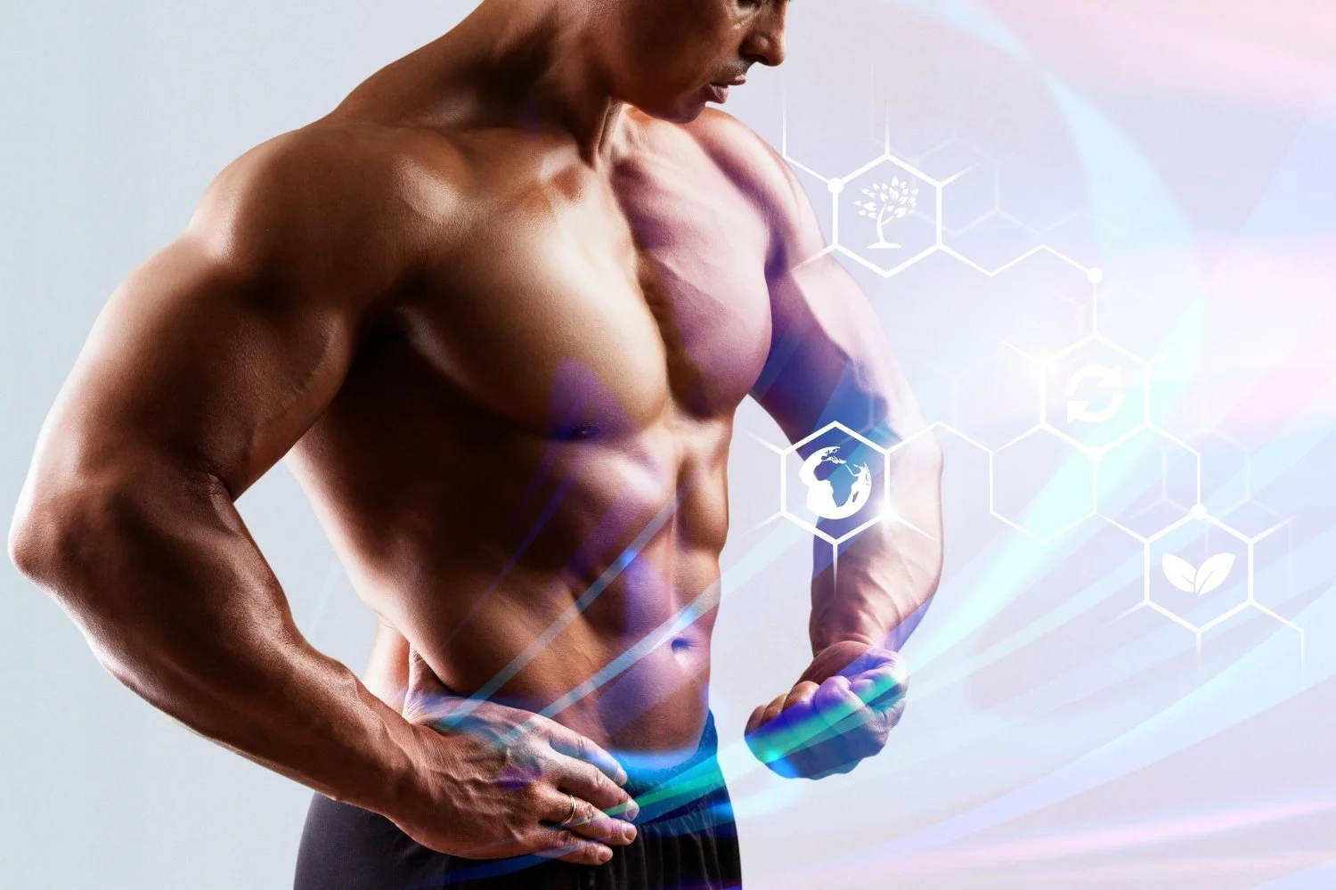 muscular-male-torso-testosterone-formula-against-background